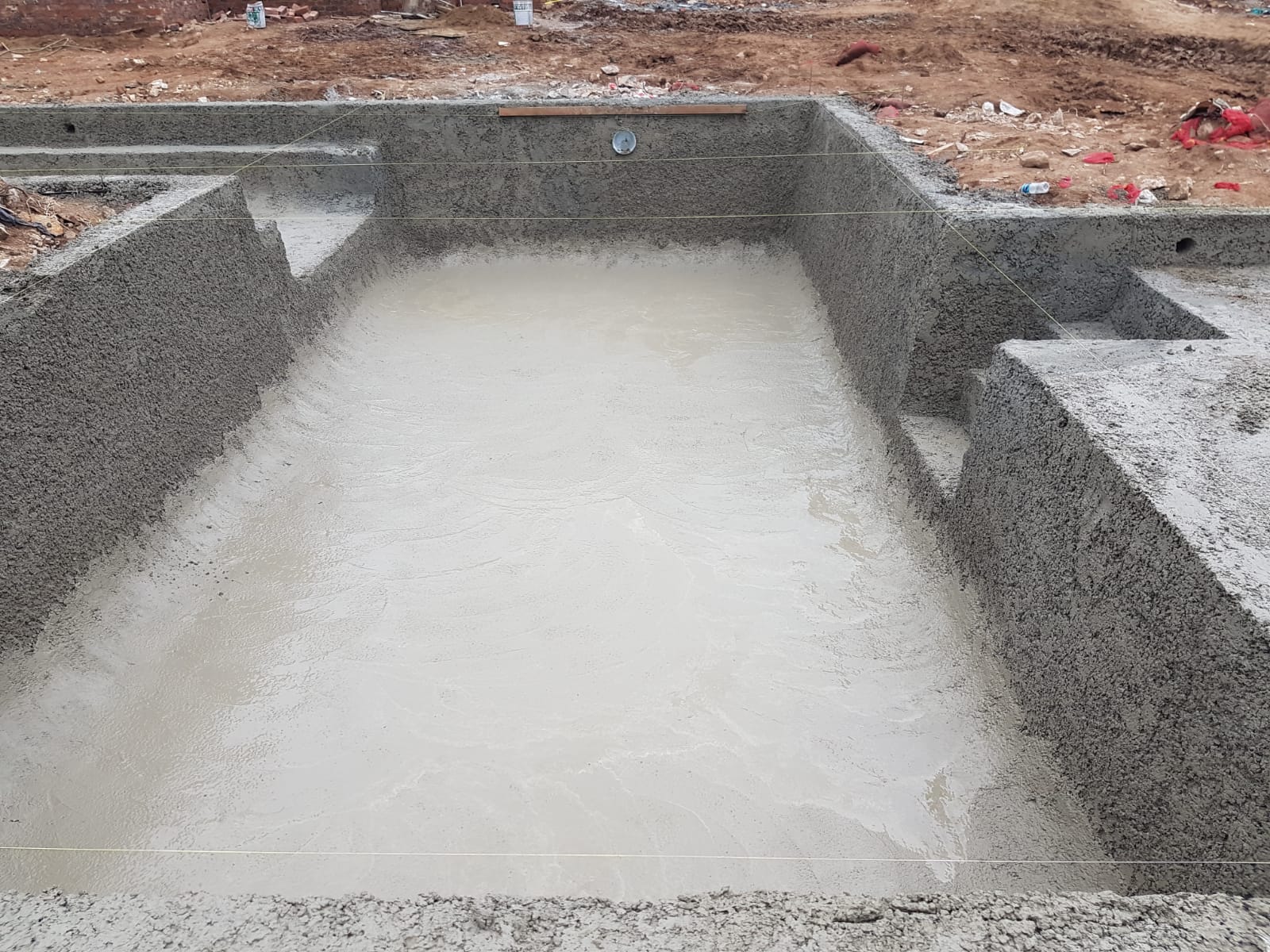 05 - concrete Pebblebrooke pools- Bryanston - marbelite
