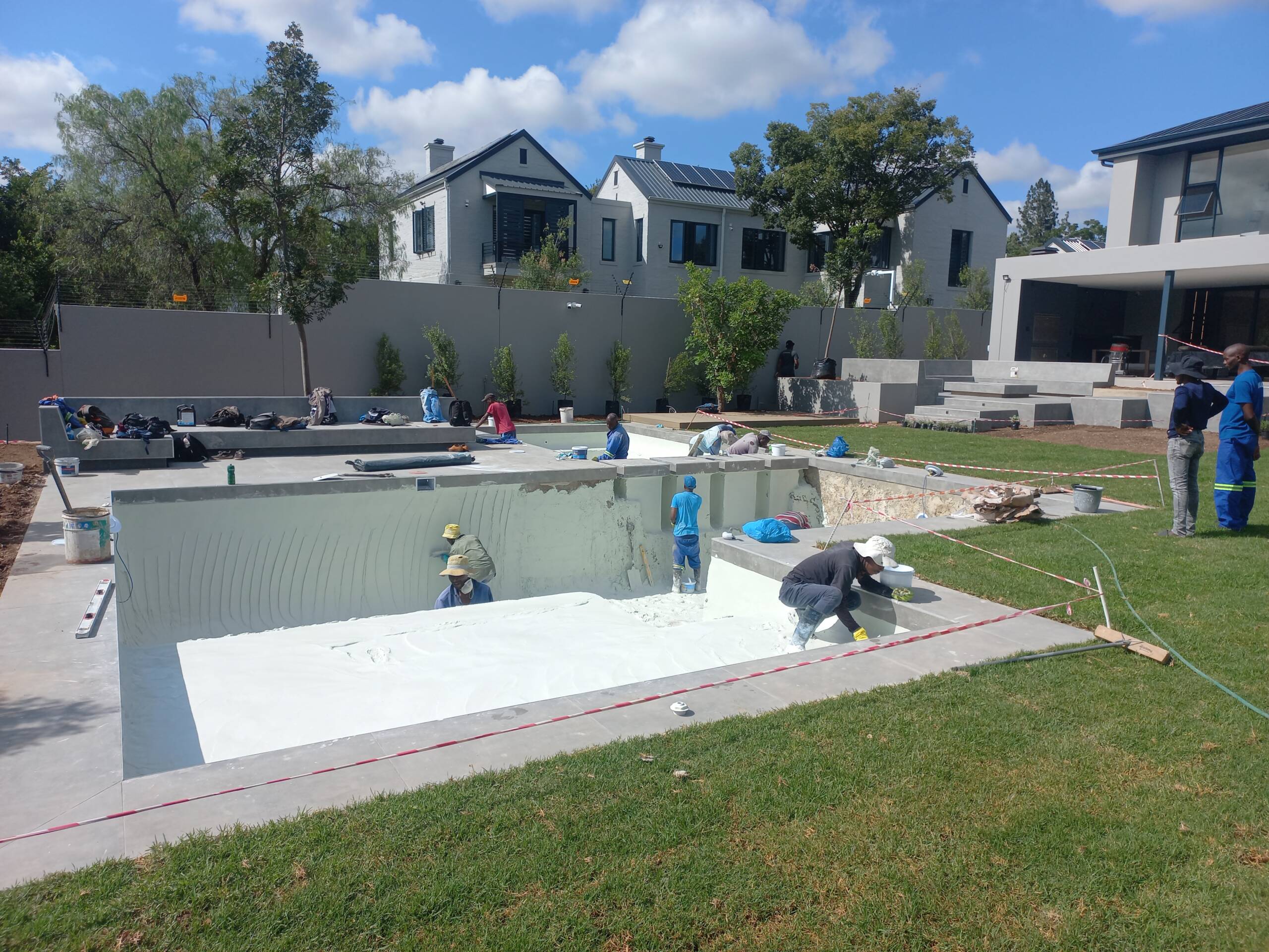 06 - white marbelite Pebblebrooke pools- Bryanston - marbelite