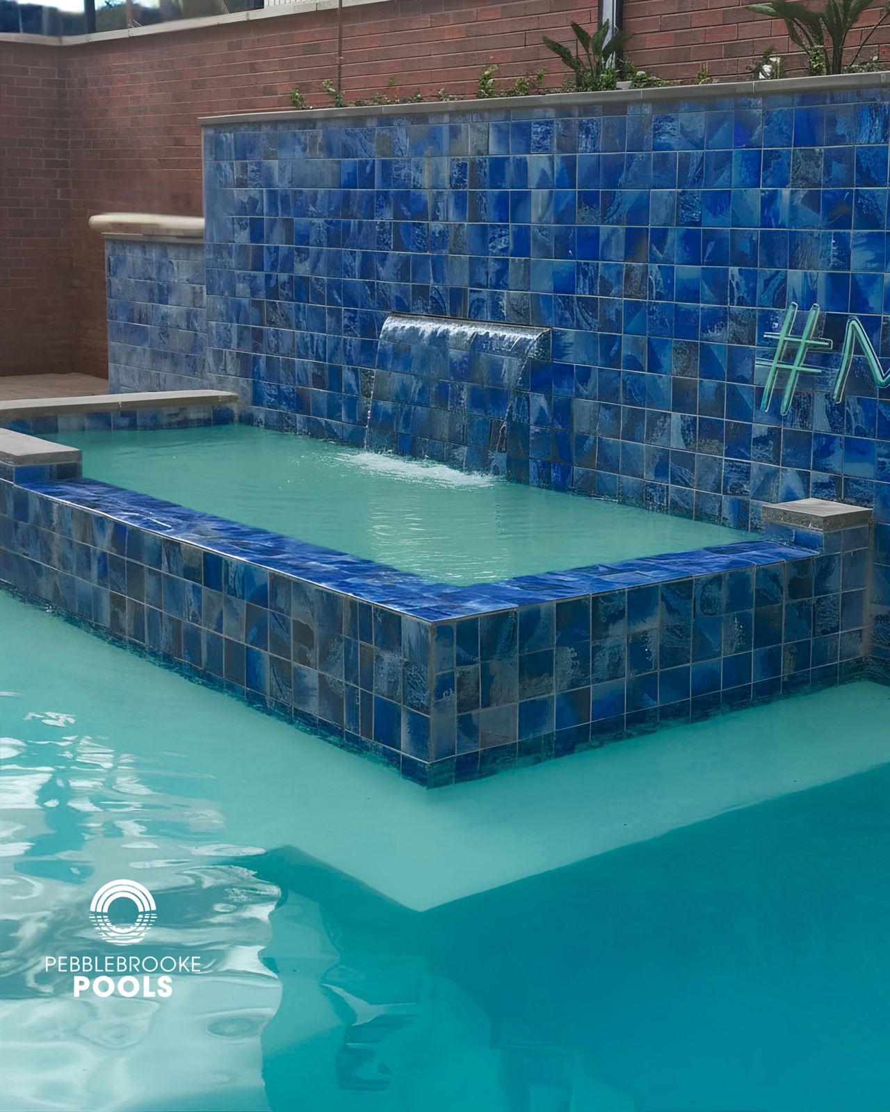 11 - site complete Mint Express Hotel Bramley - Custom-designed marbelite- Pebblebrooke Pools